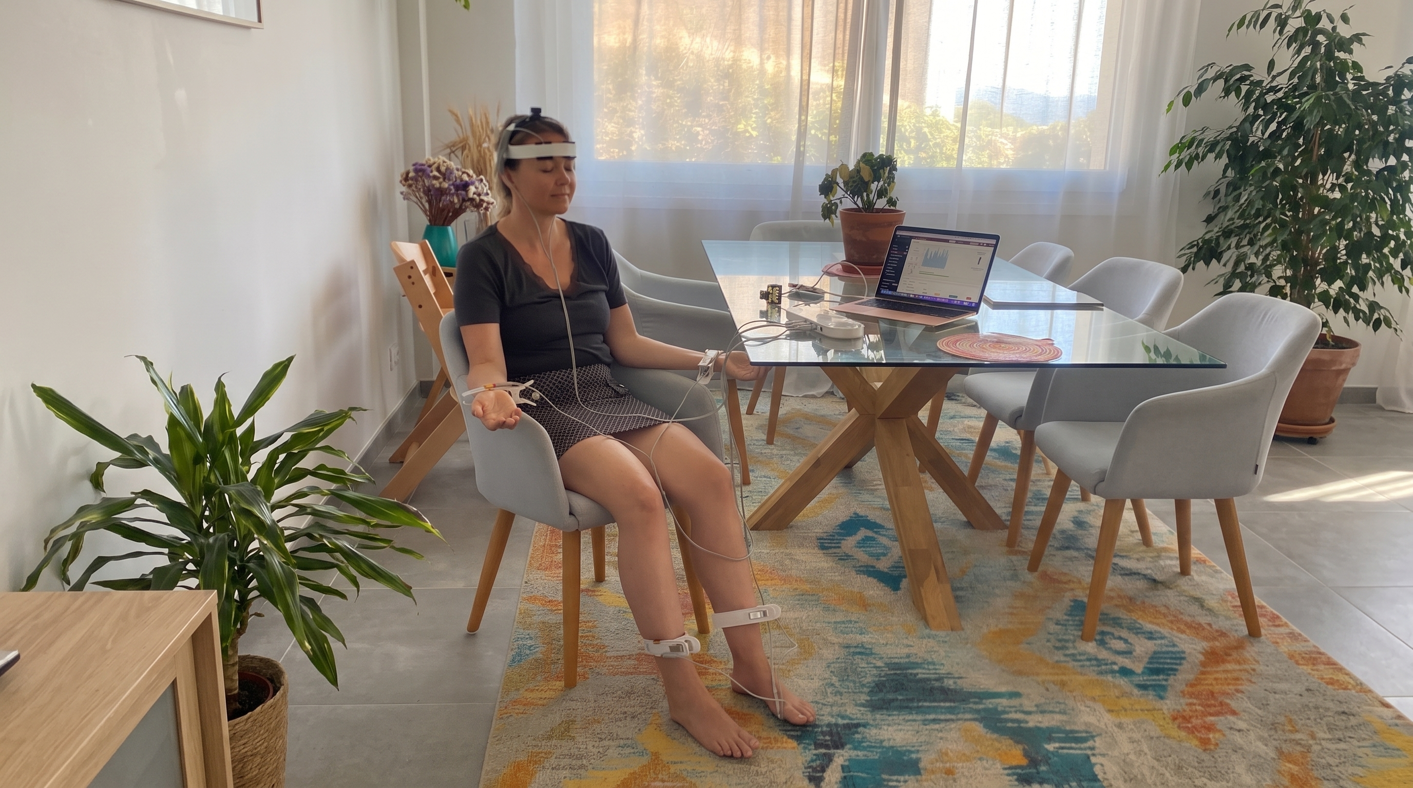 A real bioresonance testing session at home with the Life Expert 3