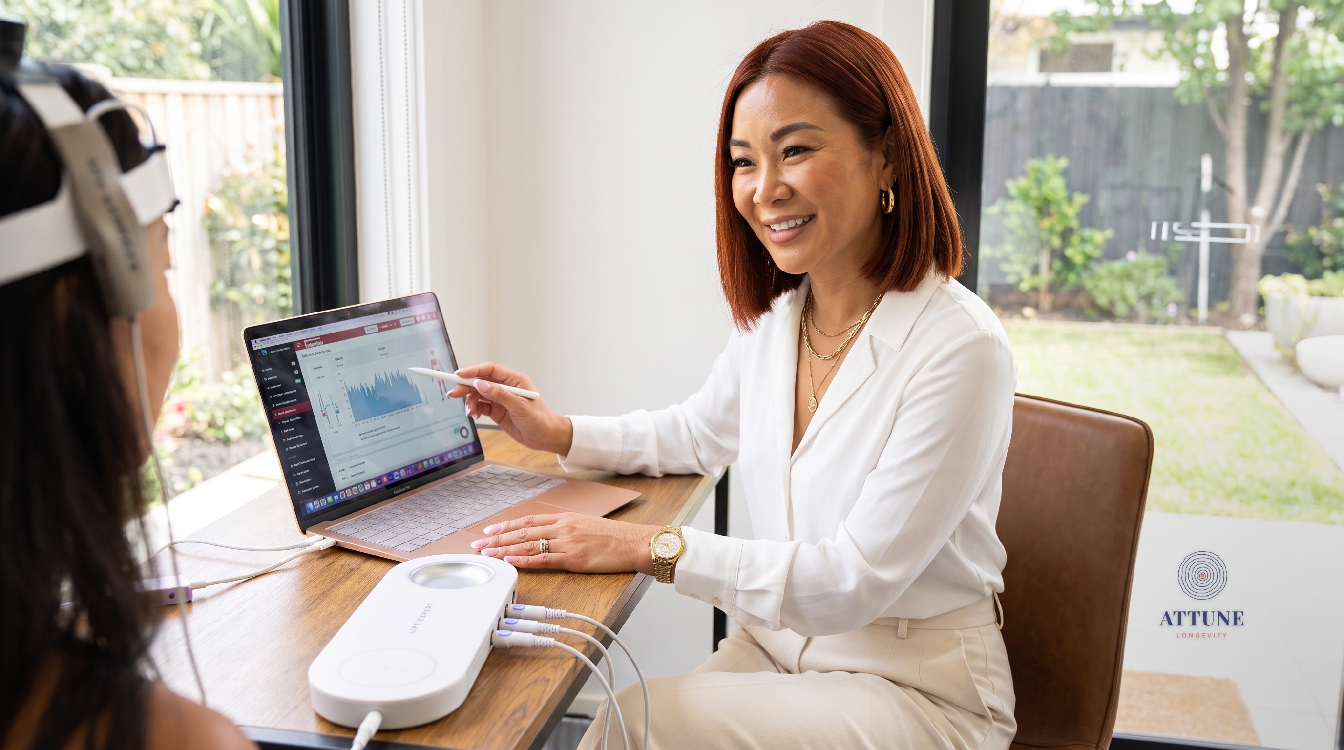 Reviewing scan data in the WebWellness web clinic